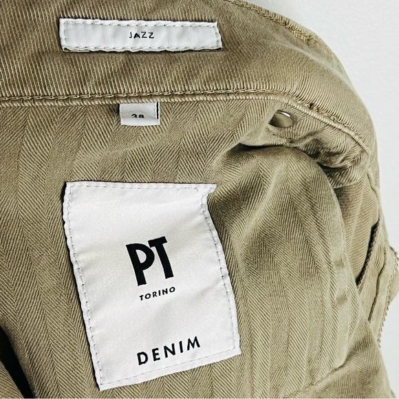 PT Torino Taupe Gray Jazz Tapered Jeans 38W - Picture 6 of 12